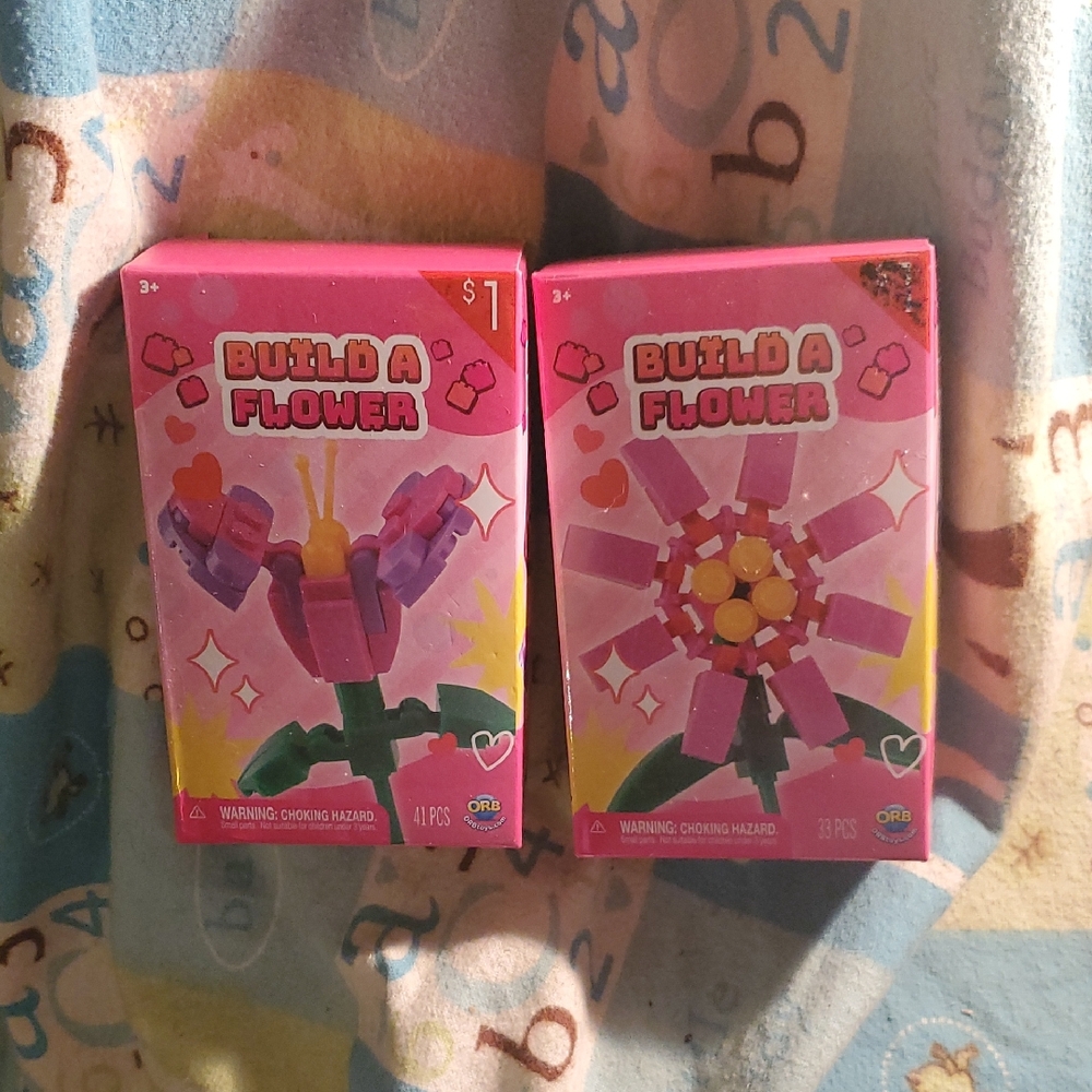 Build a Flower Toy Set - Pink